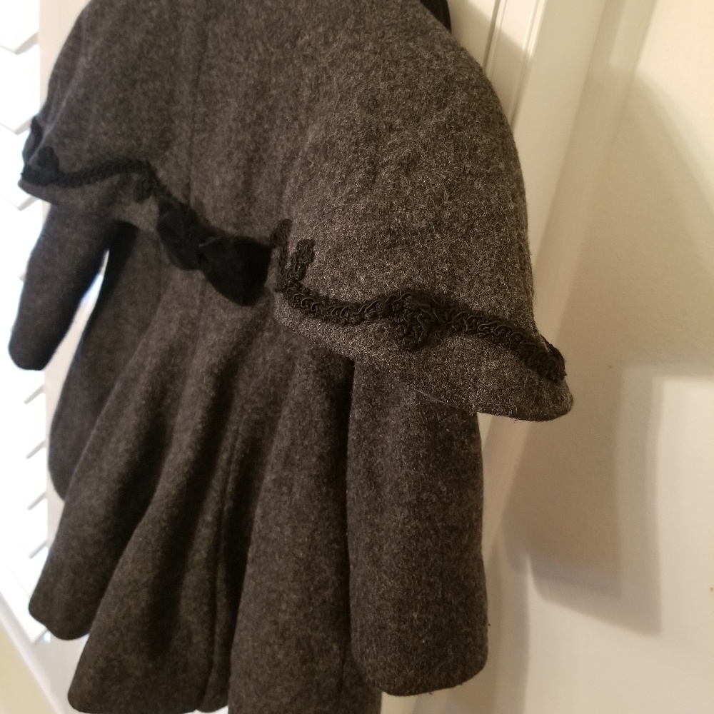 Rothschild 2T Girls Charcoal/Grey with black trim - Picture 7 of 8